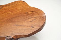 Teak Burl Wood Coffee Table Europe 1970s - 3465586