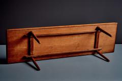 Teak Coffee Table with Sculpted Edge - 4813891