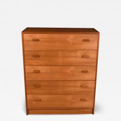 Teak Mid Century Danish Tall Dresser - 3017536