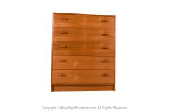 Teak Mid Century Modern Tall Dresser - 2978133