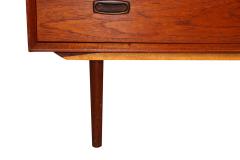 Teak Mid Century Modern Tall Dresser with Sculpted Handles - 2996940