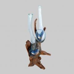 Teak Root Vase Sculpture - 2392008