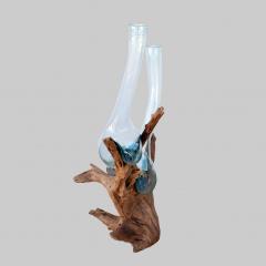 Teak Root Vase Sculpture - 2392009