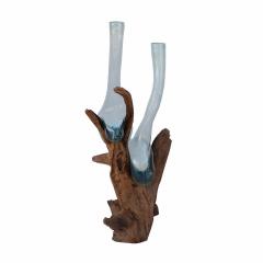 Teak Root Vase Sculpture - 2392013