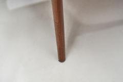 Teak Upholstered Armchairs with Slat Armrests Denmark 1960s - 2864467