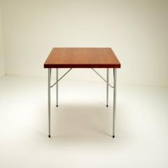 Teak and Chrome Desk In The Manner of Arne Jacobsen Denmark 1950s - 2496994