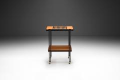 Teak and Metal Serving Cart by B R S Pava Italy ca 1950s - 3457163