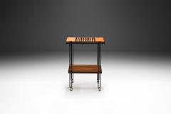 Teak and Metal Serving Cart by B R S Pava Italy ca 1950s - 3457165