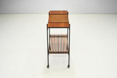 Teak and Metal Serving Cart by B R S Pava Italy ca 1950s - 3457166