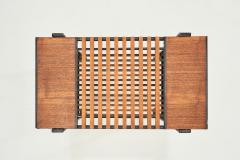 Teak and Metal Serving Cart by B R S Pava Italy ca 1950s - 3457167