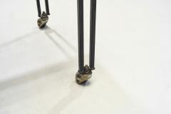 Teak and Metal Serving Cart by B R S Pava Italy ca 1950s - 3457172