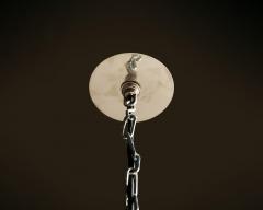 Teal Enameled Aluminum Industrial Pendant Light by Thorlux England c 1950 - 4755449