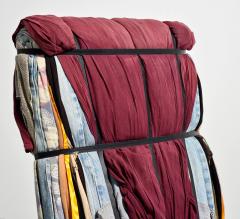 Tejo Remy Tejo Remy Rag Chair Maroon Blue - 3217234