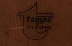 Tempo of California Mid Century Walnut Tambour Door Credenza by Merton L Gershun - 2888030