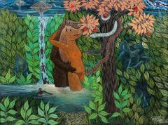 Temptation at Tree of Life with Spaceships of Cyclop Aliens to Garden of Eden - 4434179