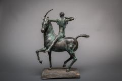 Temur Lomidze Bronze Horse with Archer by Temur Lomidze - 3914063