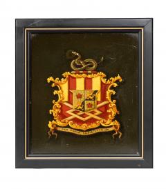 Ten Assorted Framed British Coats Of Arms - 4789124