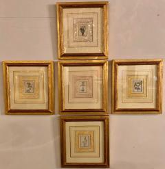 Ten Copperplate Engravings in Gilt Frames by Benjamin Maund Judy Cormier Framed - 2942828