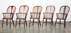 Ten English High Back Windsor Armchairs - 4215578
