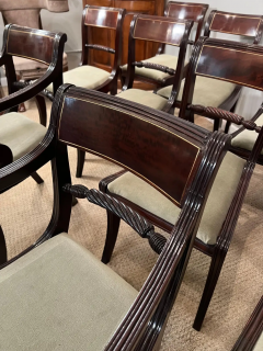 Ten Regency Mahogany Dining Chairs C 1820 - 2746009