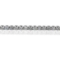 Tennis 14K White Gold 6 37cttw Round Diamond Bracelet - 4289995