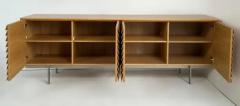 Terence Woodgate Italian Punt Mobles Oak Sussex Credenza - 4146989
