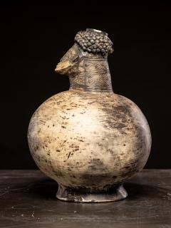 Terraccotta Jug in the shape of a male Tshokwe People DRC  - 4266551