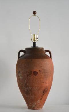 Terracotta Jar Form Table Lamp - 1737809