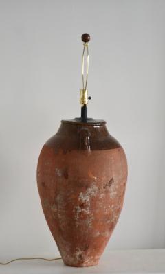 Terracotta Jar Form Table Lamp - 1737813