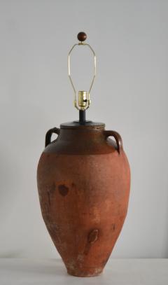 Terracotta Jar Form Table Lamp - 1737815