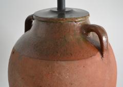 Terracotta Jar Form Table Lamp - 1737817