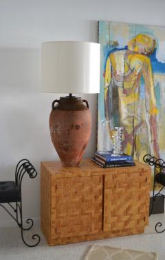 Terracotta Jar Form Table Lamp - 1737820