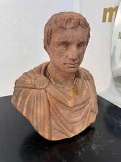 Terracotta Roman Style Bust Sculpture - 4315666