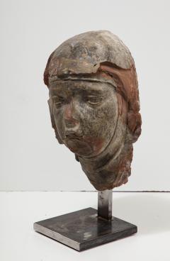 Terracotta and Ceramic Mounted Bust Italy - 4047237