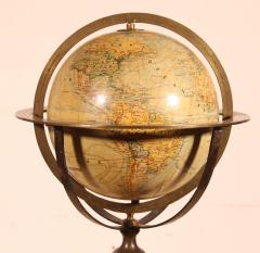 Terrestrial Globe By J Forest Paris 19th Century - 3993265