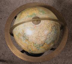 Terrestrial Globe By J Forest Paris 19th Century - 3993271