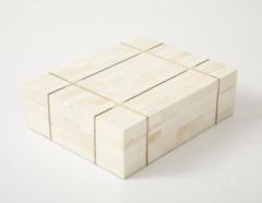 Tessalated Bone Brass Inlay Box - 4293715