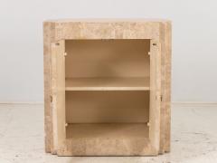 Tessalated Travertine Cabinet Late 20th C - 3317546