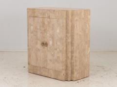 Tessalated Travertine Cabinet Late 20th C - 3317547