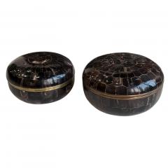 Tessellated Horn Dresser Boxes by Enrique Garcel Colombia - 4395384