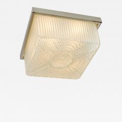 Textured Glass Ceiling light France 1950s - 1288812