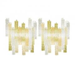 Textured Vibrantly Colored Murano Glass Sconces - 4003522