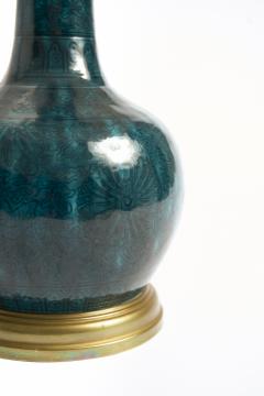 Th odore Deck Pair of Ceramic Table Lamps by Th odore Deck 1823 1891  - 4209584