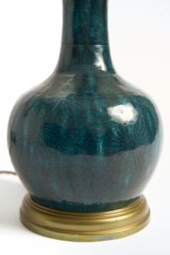 Th odore Deck Pair of Ceramic Table Lamps by Th odore Deck 1823 1891  - 4209588