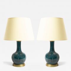 Th odore Deck Pair of Ceramic Table Lamps by Th odore Deck 1823 1891  - 4209657