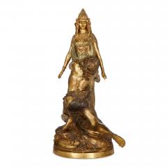 Th odore Louis Auguste Rivi re A lost wax bronze sculpture by Th odore Rivi re titled Carthage - 2712527