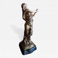 Th ophile Fran ois Somme Art Nouveau Bronze Sculpture of Heroine by Th ophile Fran ois Somme - 319620