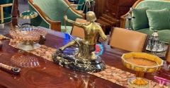 Th ophile Fran ois Somme Theophile Somme Large Art Deco Bronze Diana Huntress French - 4046305