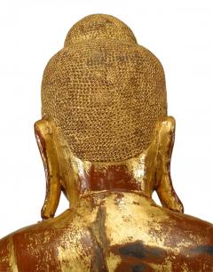 Thai Gilt Buddha Figure on Lotus - 4407747