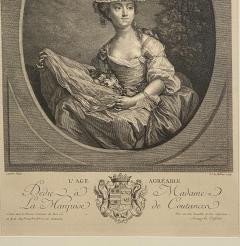 The Age Agreable engraving France Circa 1770 - 1431113